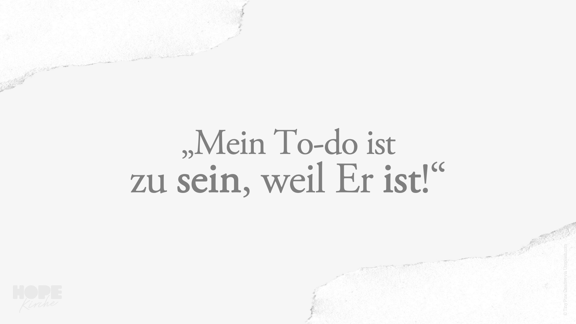Vom To-Do ins To-Be